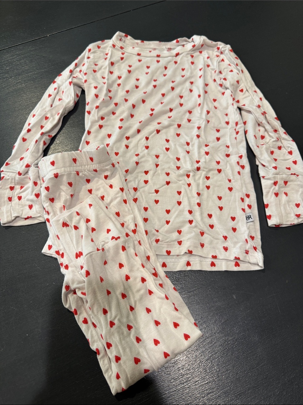 Bums and Roses Heart to Resist Pajama Set 3T